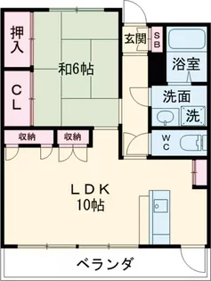 シュヴレット【203号室】の間取り