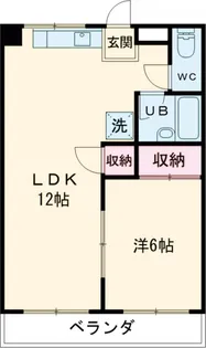 ウインドテラス【306号室】の間取り