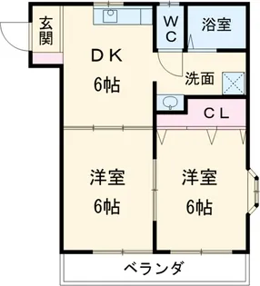 高崎マンション【4階】の間取り