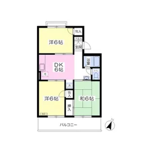 木村ハイツ【202号室】の間取り