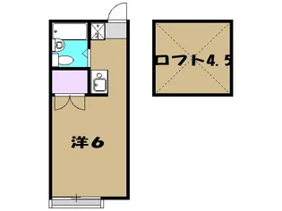 グリーンタウン前原【203号室】の間取り