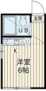 ユナイト衣笠マドレーヌの瞳【2階】の間取り