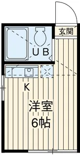 ユナイト衣笠マドレーヌの瞳【2階】の間取り