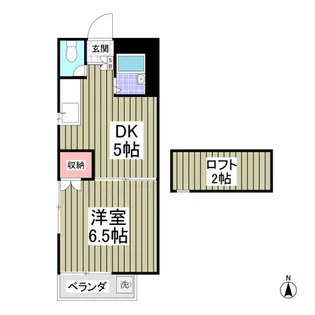 リブレス草加Ⅵ【2階】の間取り