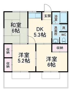 アイランドビレッジⅡ【202号室】の間取り