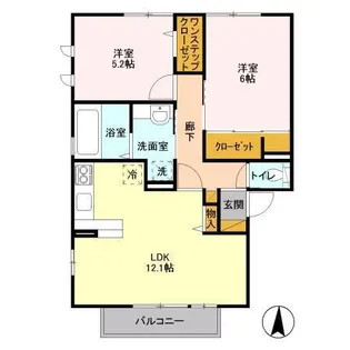 八千代の杜 ノースヒルN【2階】の間取り