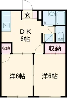 エルディム本郷【204号室】の間取り