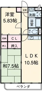 エピーメロン【2階】の間取り