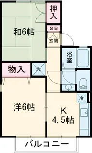 リビエールS【102号室】の間取り