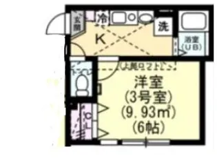 ファミーユ横須賀【1階】の間取り