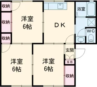 コンフォールF【1階】の間取り