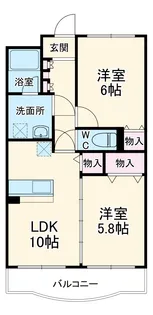 カンターレ・K【2階】の間取り