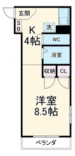 レジデンスTL西荘【301号室】の間取り