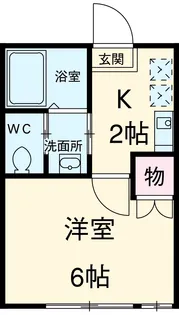 フォレストハウス習志野A棟【1階】の間取り