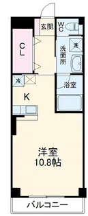 みやまマンションⅡ【312号室】の間取り