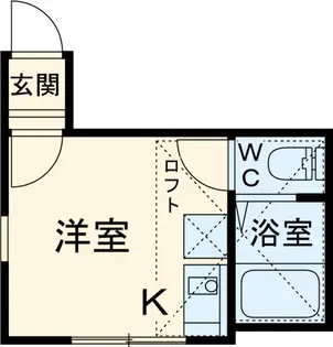 ユナイト衣笠フォルカオの杜【2階】の間取り