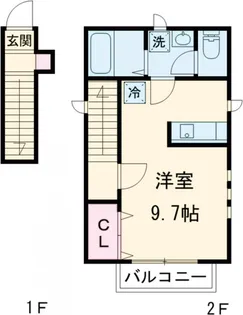 リヴュール【205号室】の間取り