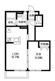 アサヒ【1階】の間取り
