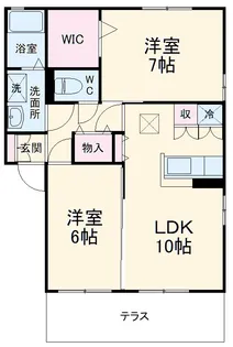 ポラールB【1階】の間取り
