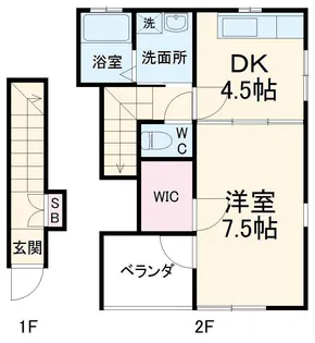 フェリーチェ【2階】の間取り