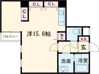 TAMONZ【6階】の間取り