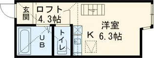 ユナイト田浦ロペス・ホルティージョ【1階】の間取り