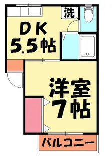 ガーデンヒルズⅡ【1階】の間取り