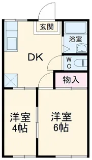 ハイツトキザキ【1階】の間取り