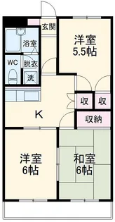 第二立原マンション【1階】の間取り