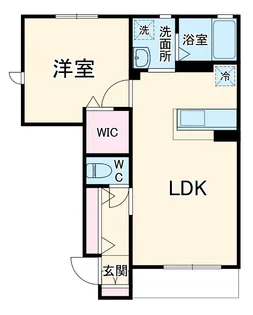 カーサ・ピエーメ【1階】の間取り
