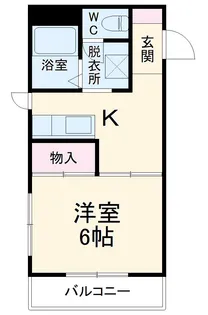 ガーデン美濃和A【3階】の間取り