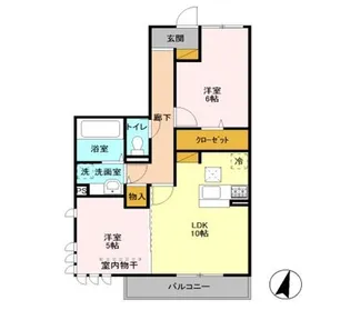 薬円台壱番館 C【2階】の間取り