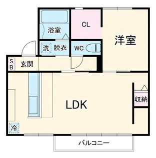 ファミール・F【2階】の間取り
