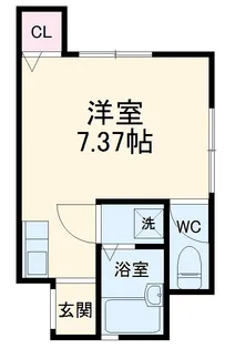フェアコート三咲Ⅰ【201号室】の間取り