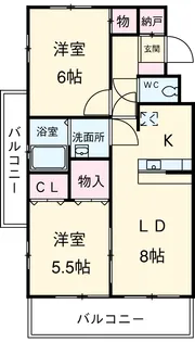 アストラーレ【3階】の間取り