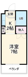 コーポろくえん【301号室】の間取り