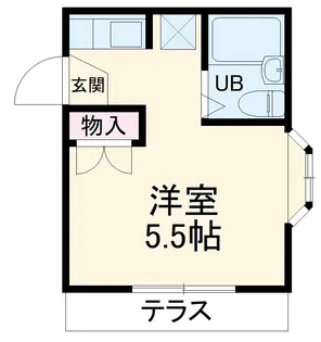ソレイユナイン【1階】の間取り