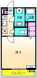リブリ・シロヤマB【2階】の間取り