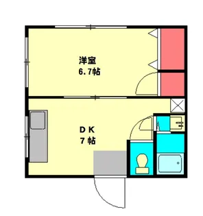 宮本アパート【201号室】の間取り