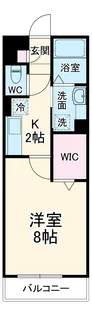 ヴィルクレール Ⅱ【2階】の間取り