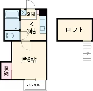 サンレジデンスB【206号室】の間取り