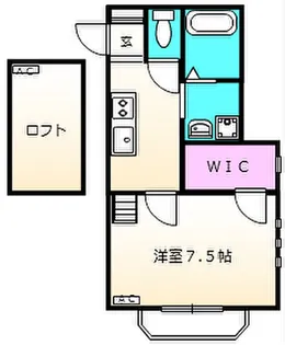 ソフィア中央林間【203号室】の間取り