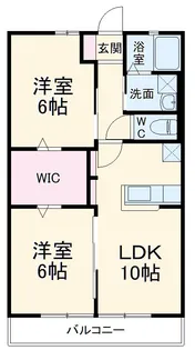 ピアーチェ・ヴォーレ【3階】の間取り