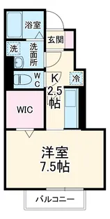 カーサ フェリーチェD【1階】の間取り