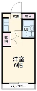 メゾン朋泉Ⅱ【4階】の間取り