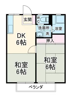 パナハイツ藤井【202号室】の間取り