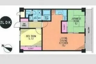 グレース用賀【4階】の間取り