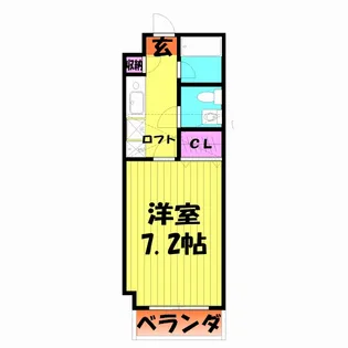メゾン朋泉高砂【8階】の間取り