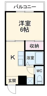オアシス光【2階】の間取り