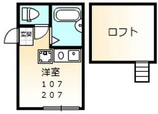 リベルテ中央林間【2階】の間取り
